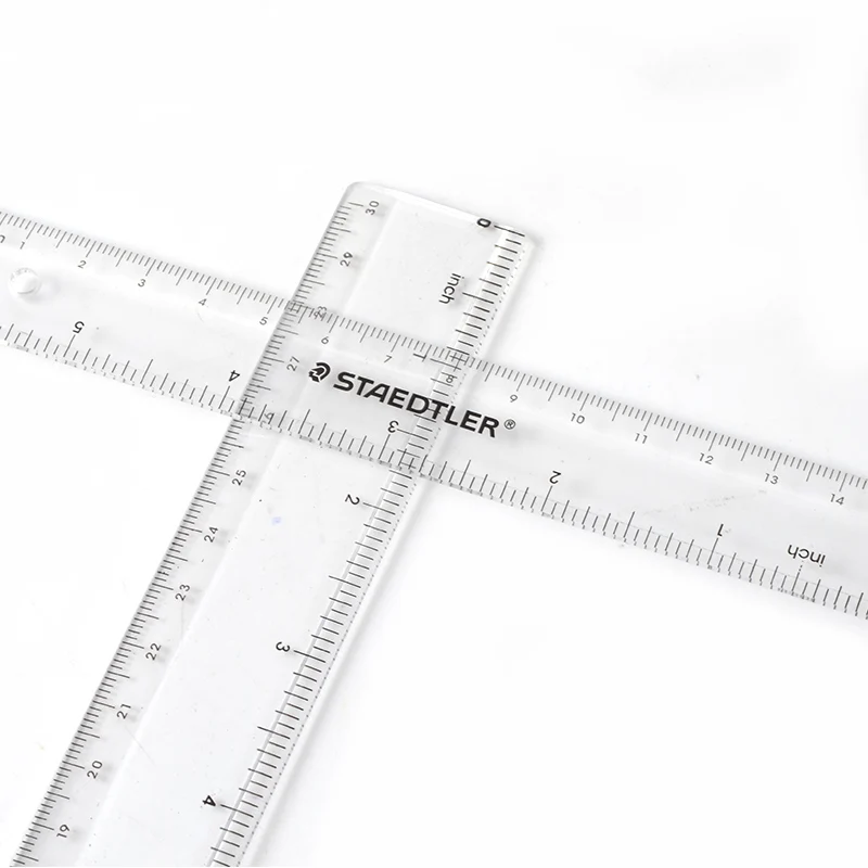 Staedtler Пластик прозрачная линейка 15 см/30 см Длина страница с шаблоном линейка прямая инструменты для рисования канцелярские товары для школы поставки математика