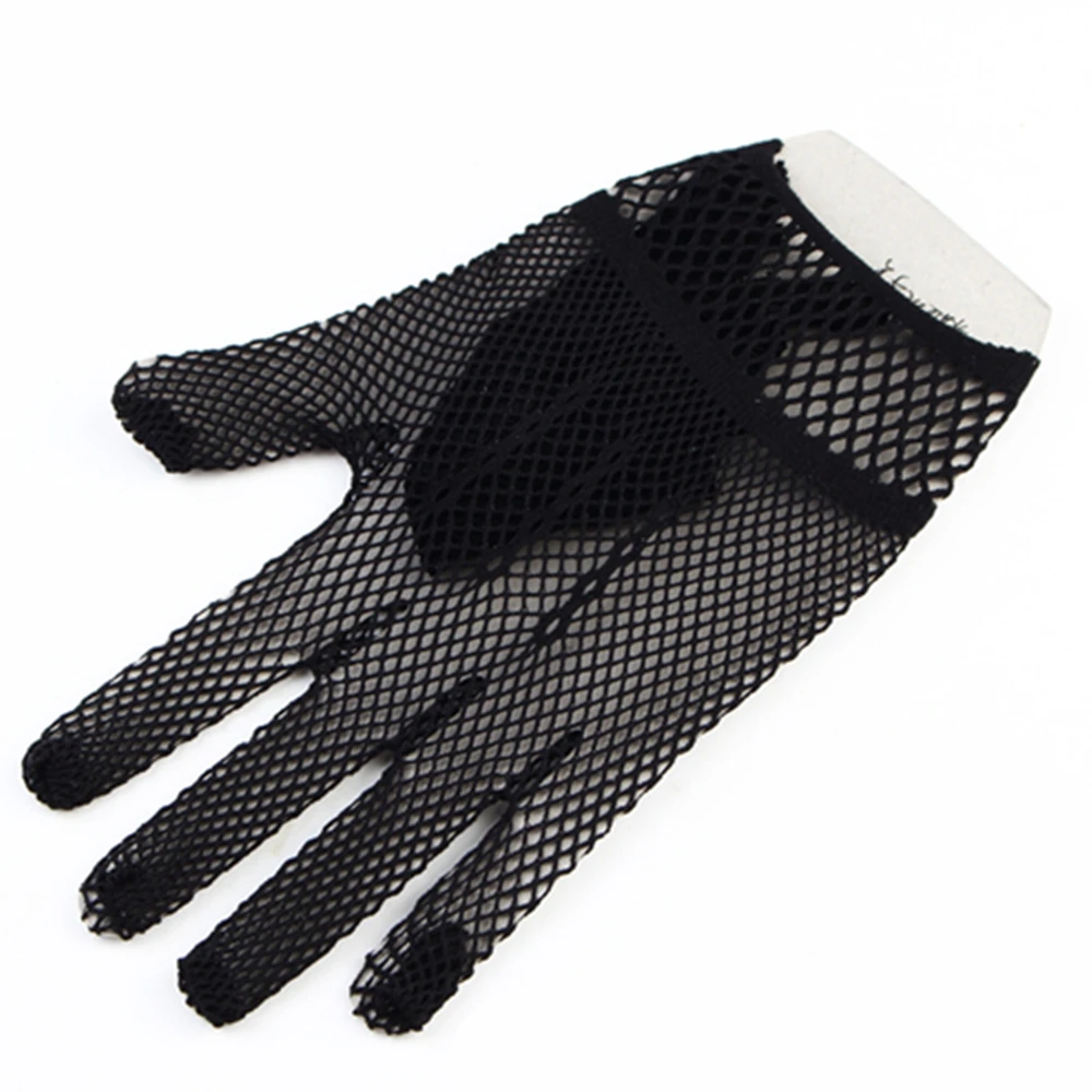 Перчатки в сеточку с закрытыми пальцами перчатки для танцев на выпускной