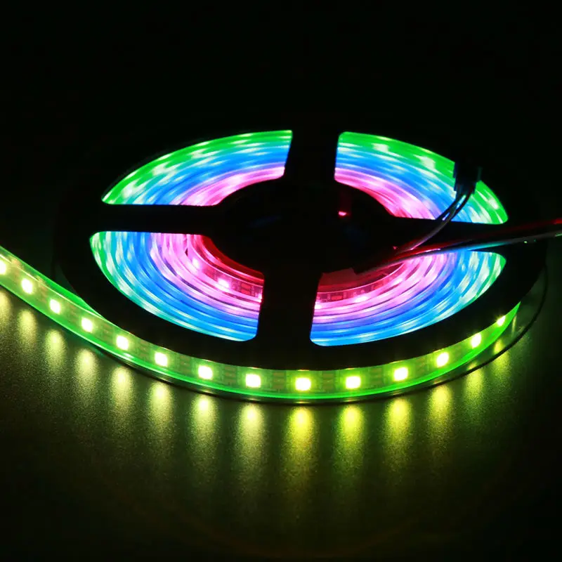 Светодиодная лента ws2812b 5 м 60 светодисветодиодный дов пиксельная rgb ws2812 в