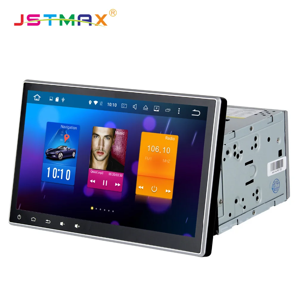 Автомобильный мультимедийный плеер JSTMAX универсальный 2 din на Android 10 1 с GPS dvd