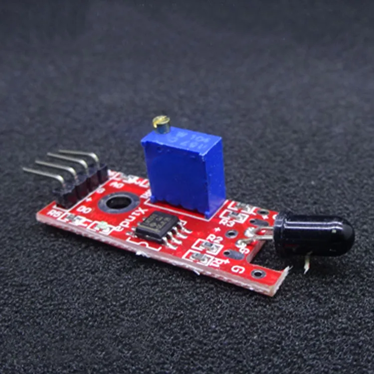 

Free Ship Original 30pc 4PIN Red PCB flame sensor module applicable KY-026 Diy Starter Kit