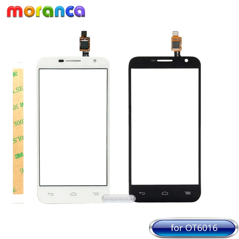 4,5 ''для Alcatel One Touch Idol 2 mini 6016 6016D 6016A 6016E 6016X OT6016 сенсорный экран дигитайзер стеклянная Сенсорная панель+ 3M лента