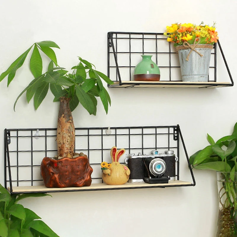 2 шт. деревянная железная настенная полка стойка для хранения организация кухни