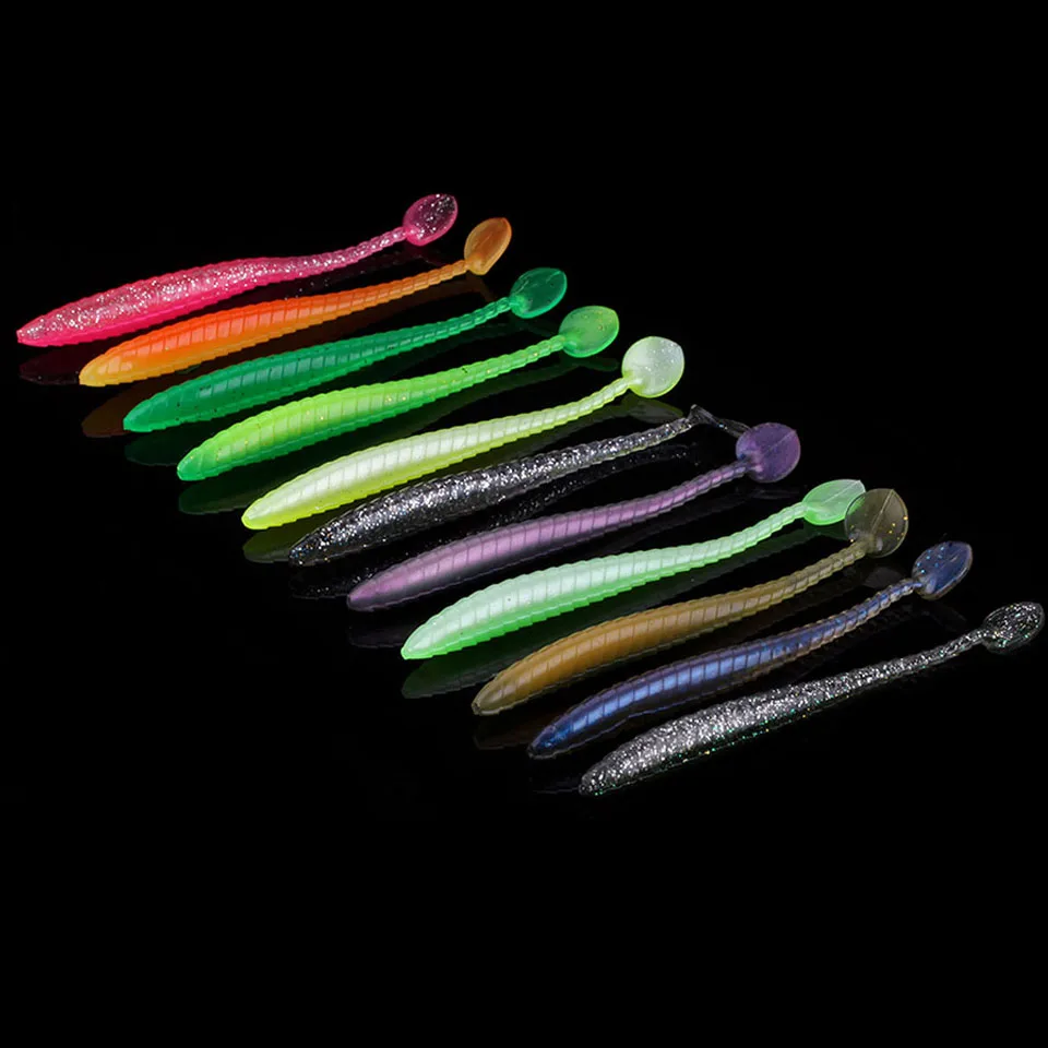 WALK FISH 10 шт./лот 75 мм 1 3 г качели ударные рыболовные приманки Swimbait Craws мягкие для