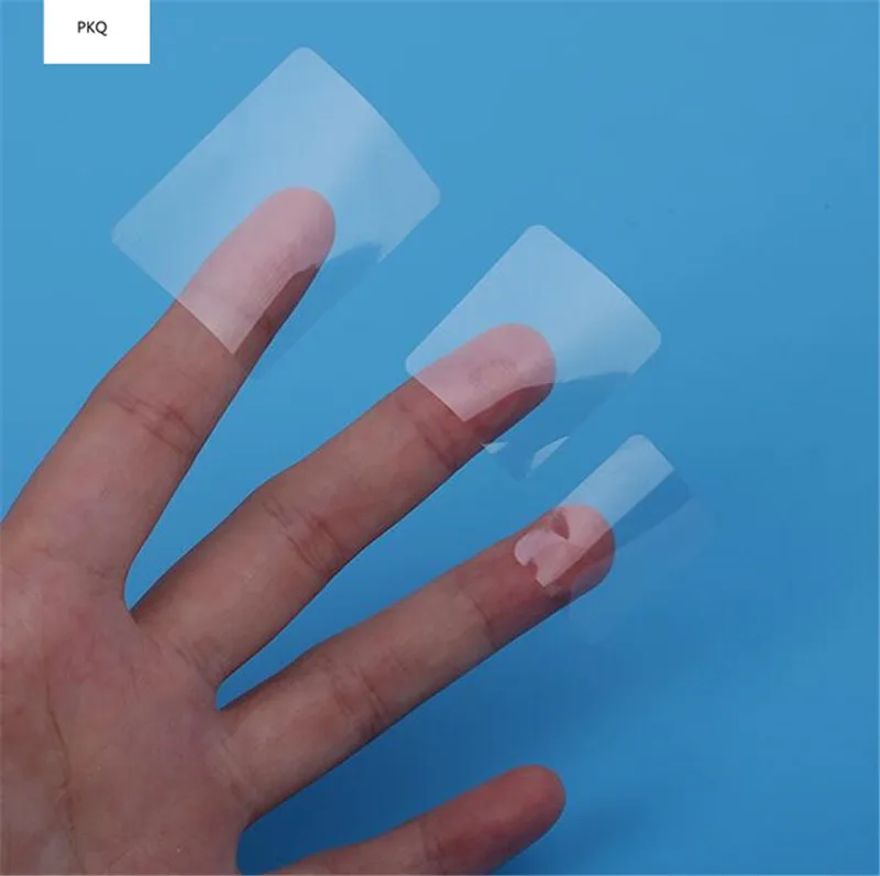 1000 шт 60x25/50x25/40x25 мм утолщенный прозрачный прямоугольник DIY многофункциональная наклейка для упаковки подарков прозрачные наклейки для упаковки подарков