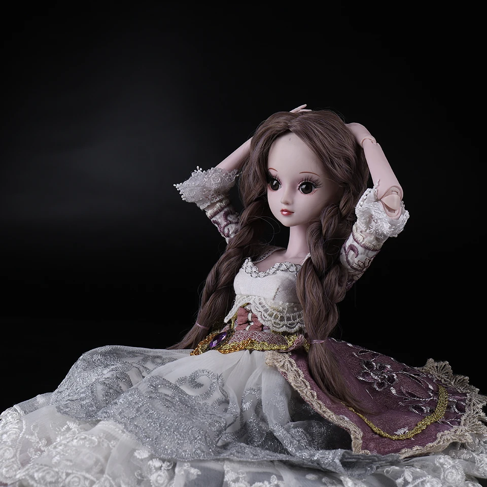 Cataleya 1/3 1/4 BJD волосы высокая температура длинные серые прямые и Курчавый BJD парик SD для BJD куклы