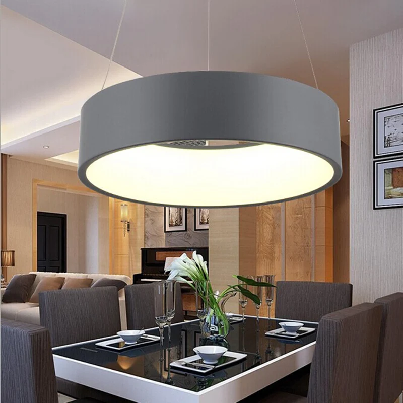 Минималистичная круглая светодиодный ная люстра современный потолочный