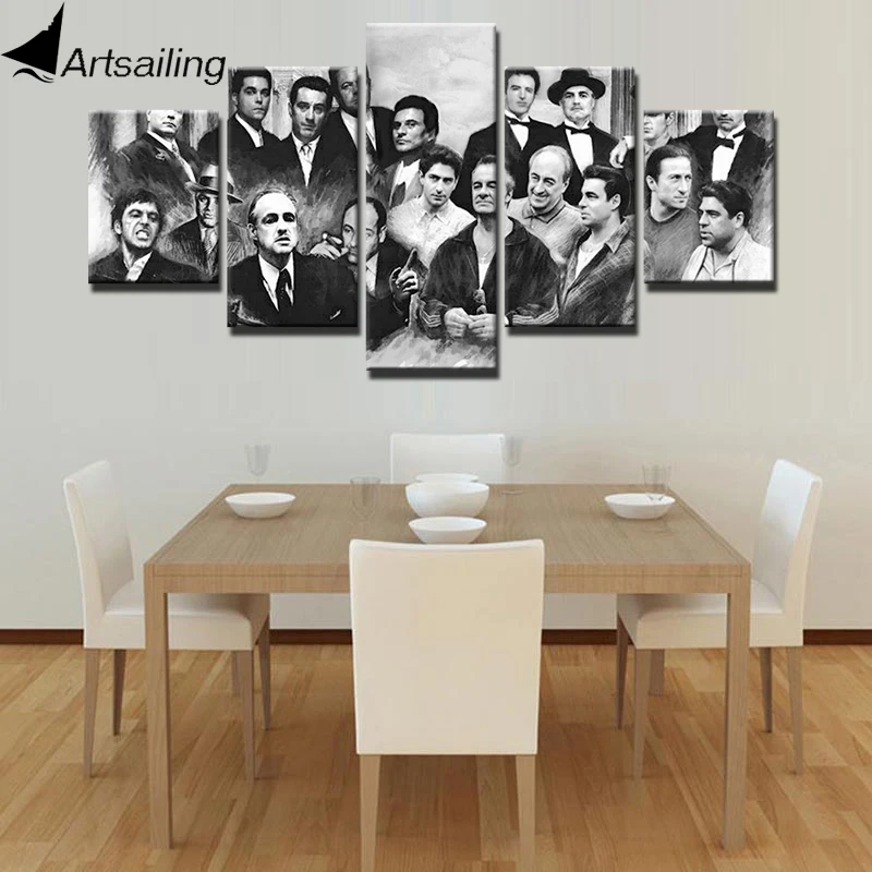 Картина на холсте крестного отца 5 шт.|canvas painting|movie postermovie posters free shipping |