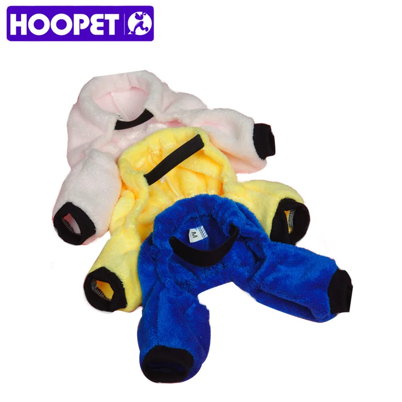 Одежда HOOPET для собак, чихуахуа, брюки для домашних животных из кораллового флиса, мягкие теплые зимние штаны, легко подходящие для Тедди