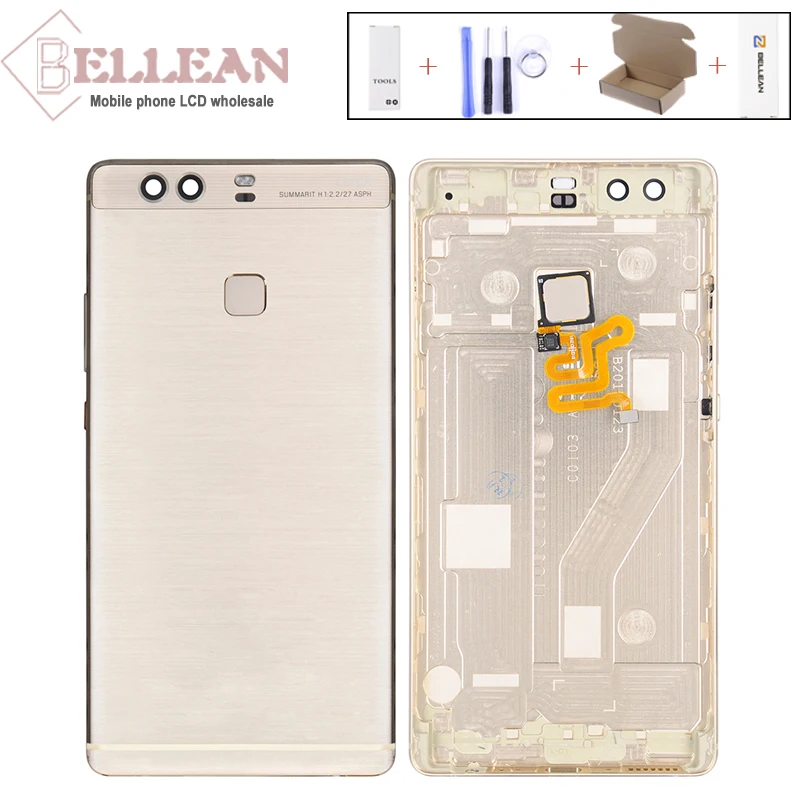 1 шт. HH P9Plus задняя крышка для Huawei P9 Plus Крышка батарейного отсека корпуса с боковыми