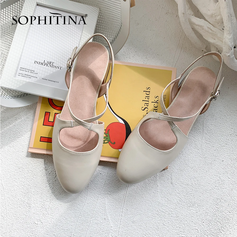 SOPHITINA/Новые Модные женские босоножки Удобная Высококачественная обувь из