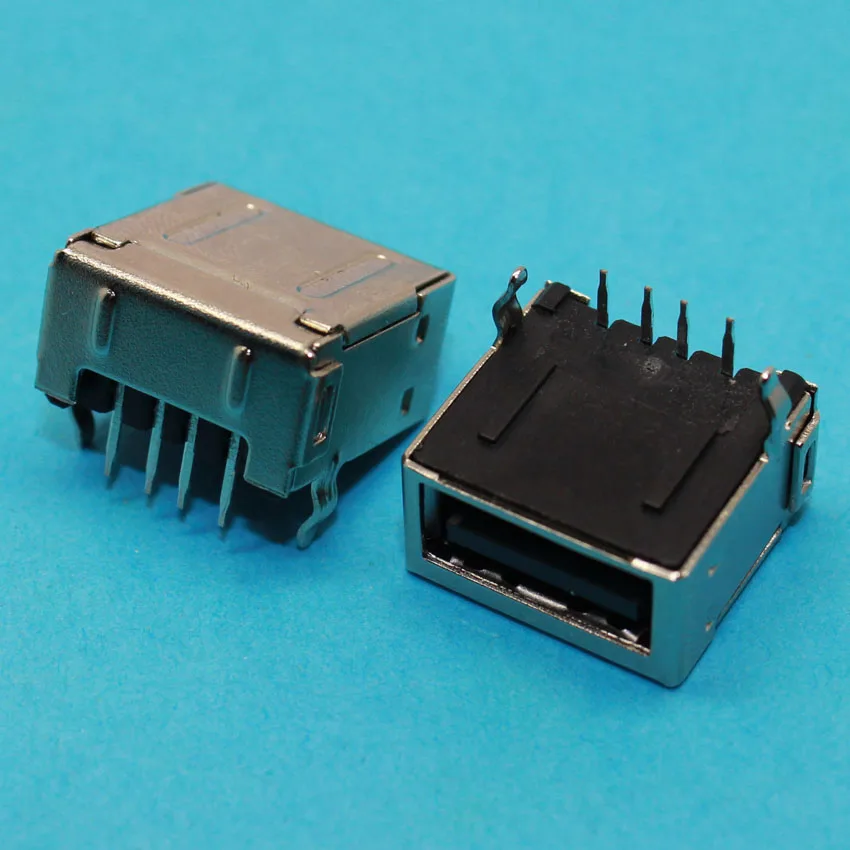1x USB A Тип разъема 90 градусов изгиб ноги сварные 2 0 разъем Гнездо порта |