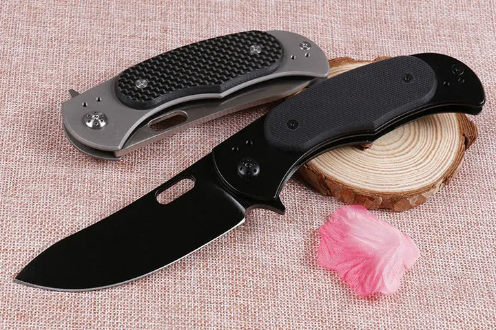 Поверхностно titanium G10 складной нож бутик Карманный Подарочный суши рыбы