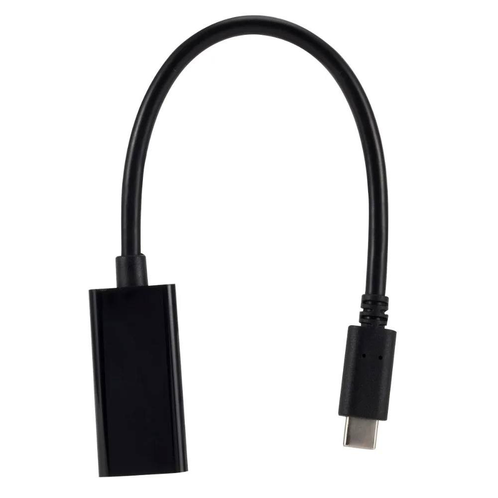 MEMTEQ 16 см usb type c hdmi кабель черный Тип C к HDMI HD USB 3 1 компьютер телефон подключен TV для