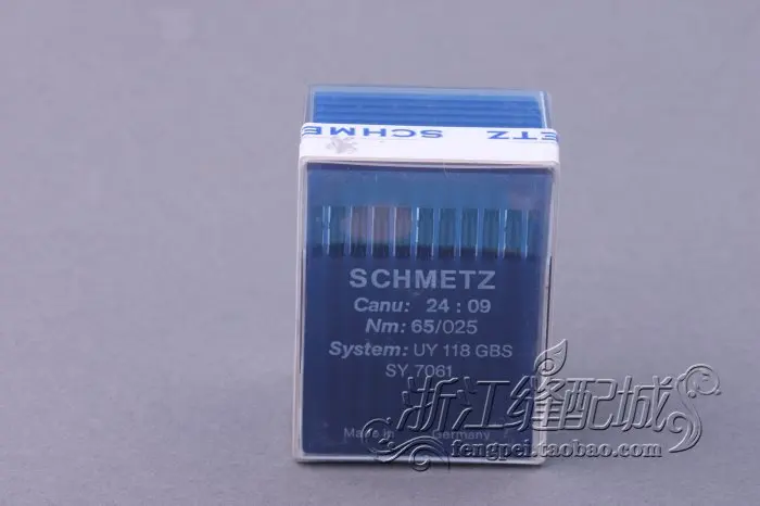 Аутентичные немецкие промышленные иглы для швейных машин UY118GBS / SY7061 9 #65/025 четыре