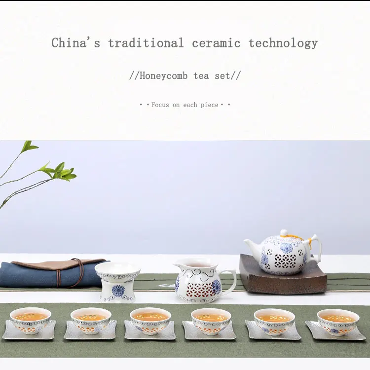 Wourmth новое поступление керамический чайник gaiwan рыба чайная чашка из фарфора китайский чайный набор кунг-фу