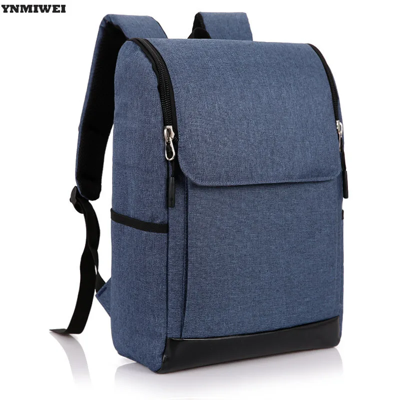 YNMIWEI ноутбук рюкзак с молниями для ноутбука Dell Xiaomi Mochila Студенческая сумка