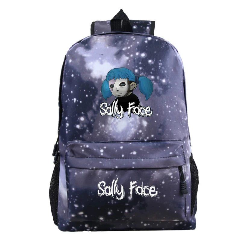 7 beautiful Sally face backpack men women Boys Girls school Bag Casual teens Backpack for boys girls back to school Mochila - Цвет: 7