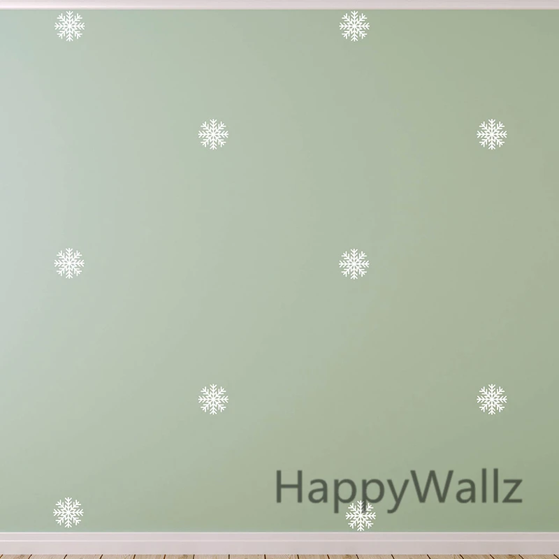 

Snow Wall Sticker Baby Nursery Snowflake Wall Decal DIY Removable Wall Decoration Kids Decors Christmas Wall Decors P19