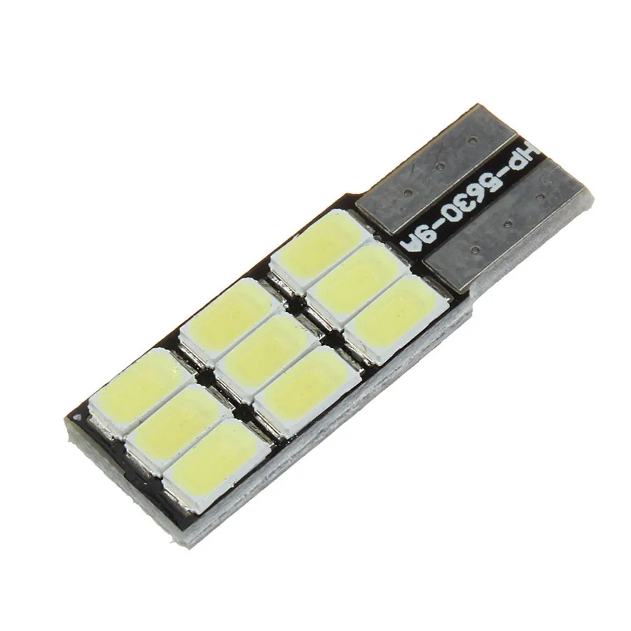 2 шт. супер яркий T10 168 194 W5W 9 светодиодный 5630 SMD Ксенон Белый авто светильник источник, на танкетке, с боковой лампы парковочная лампа 5730 12V