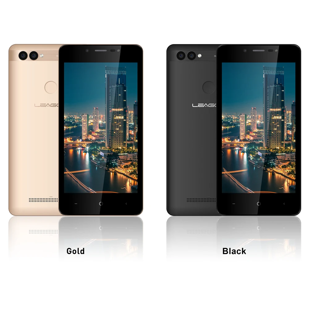 Мобильный телефон LEAGOO POWER 2, Android 8,1, 5,0 дюйма, HD ips, 2 Гб ОЗУ, 16 Гб ПЗУ, четырехъядерный процессор MT6580A, двойная камера, сканер отпечатков пальцев, ID, 3g, смартфон