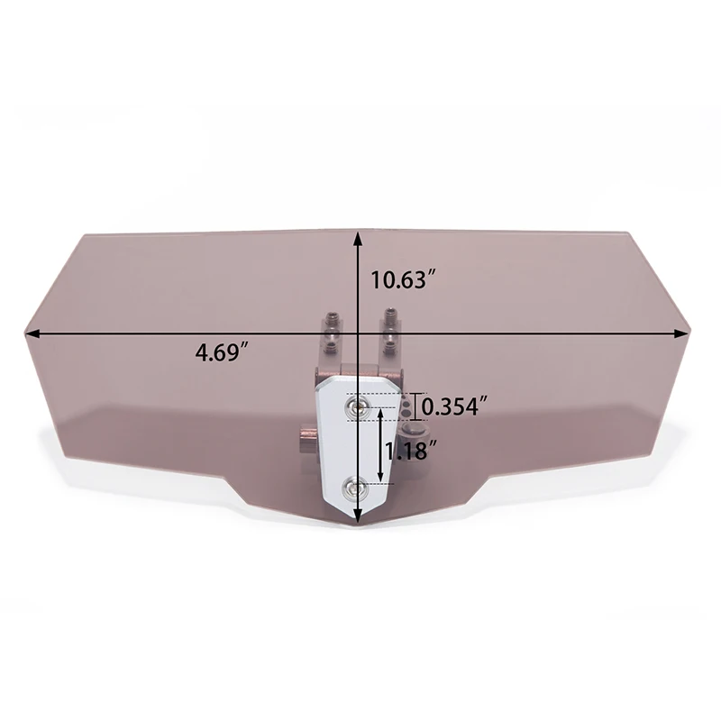 Регулируемый ветровой дефлектор для мотоцикла удлинитель ветрового стекла Honda