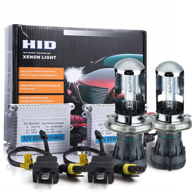 Mgtv Light Высокое качество 12В 55Вт Hid Xenon комплект H1 H3 H7 H27 H11 H4 Bi Xenon Hi/низкая 9005 9006 D2S D2H 9012 H27 880 головной светильник