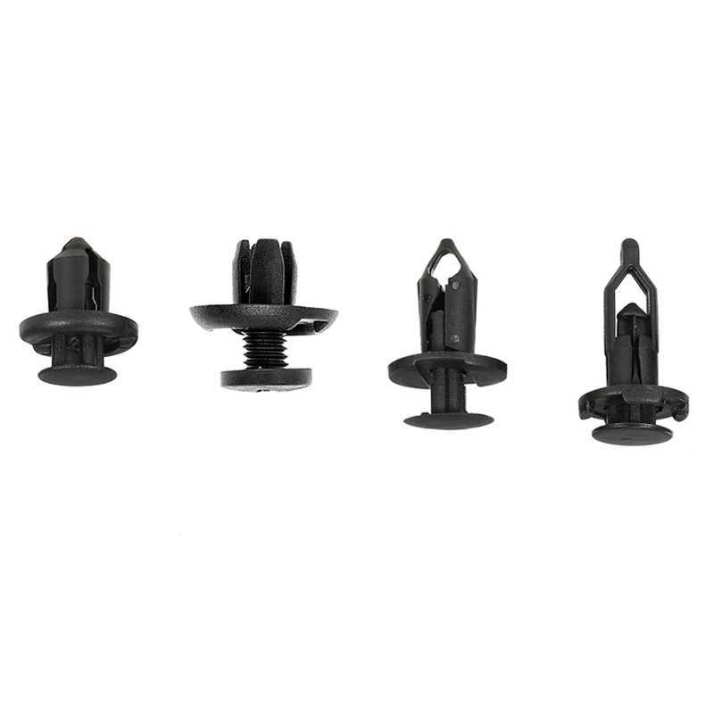 

Push Pin Black Door Panel Car Fender Clip Panel Moulding Rivets Plastic Fastener Kit Retainer