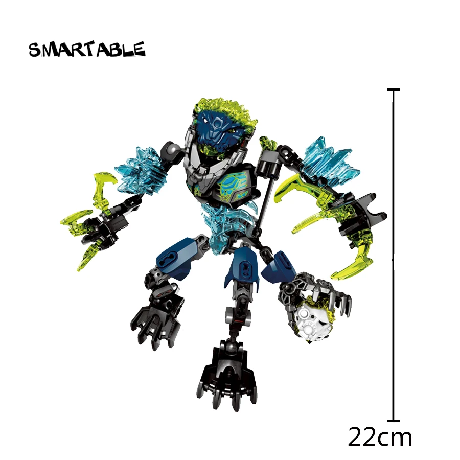 

Smartable BIONICLE 109pcs Storm Beast Figures Building Block Toys For Children Compatible All Brands 71314 BIONICLE Boy Gift
