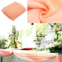 peach colour 10m1 35m organza swag fabric wedding decoration backdrop curtaintable decorationhigh quality promotioning
