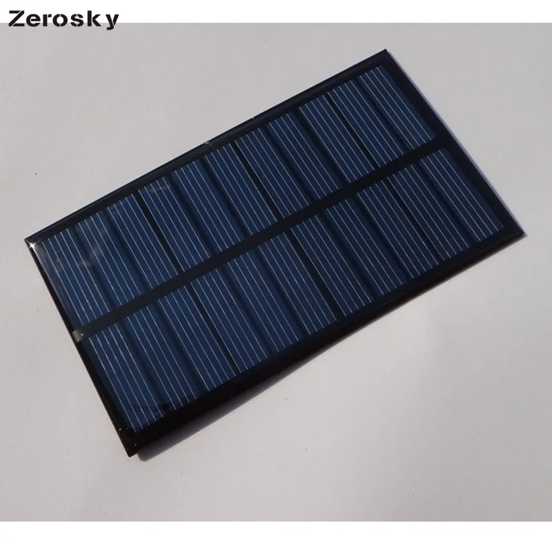 Zerosky 1 6 Вт 5 В мини-солнечная батарея поликристаллическая солнечная панель сделай