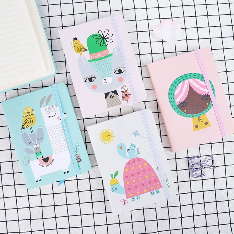 A5A6A7 Kawaii Девушка Мини кошка животных жесткий чехол тетрадь Дневник 2019 правил