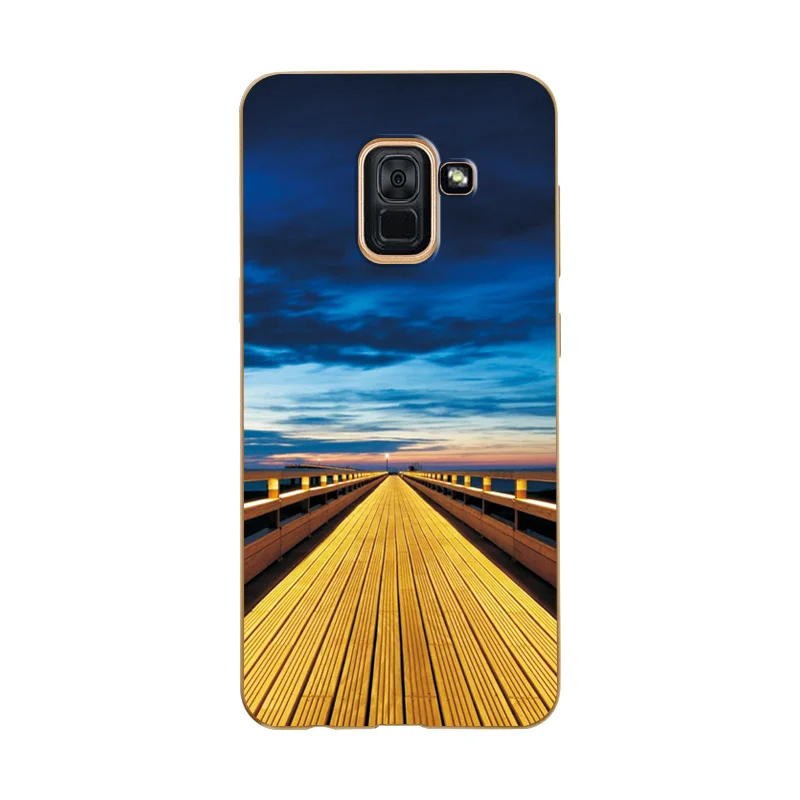 Мягкий чехол для телефона из ТПУ Samsung A5 2018 SM-A530F разноцветный новинка Galaxy A8 |