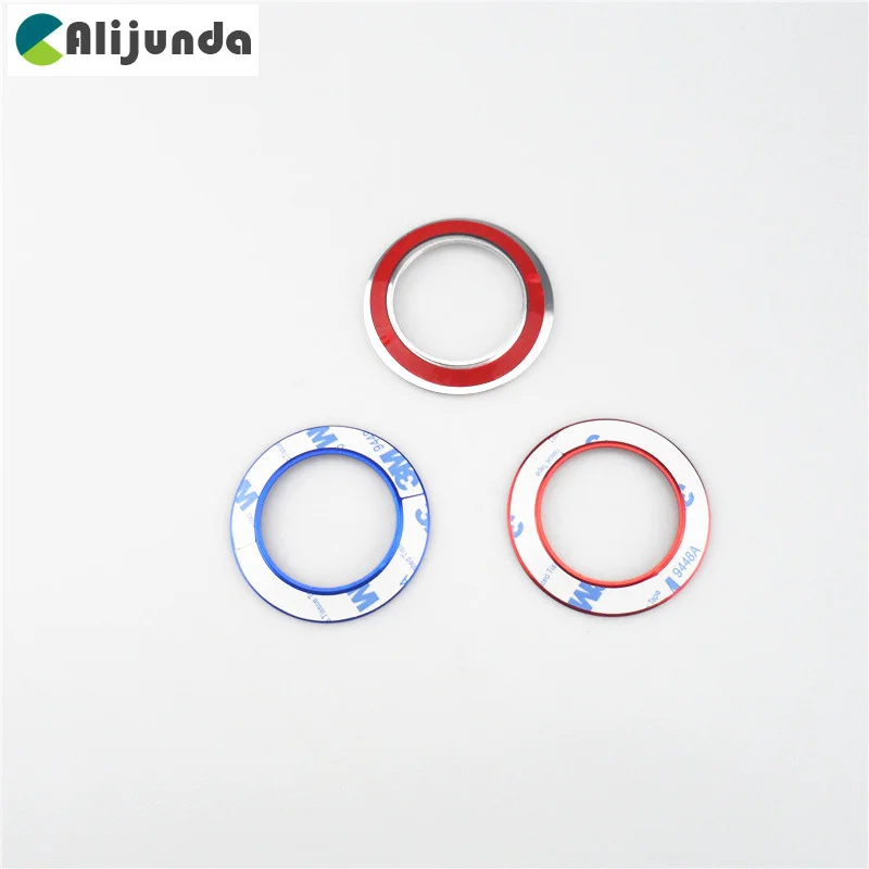 Автомобильный Стайлинг логотипы рулевого управления эмблемы украшения кольца