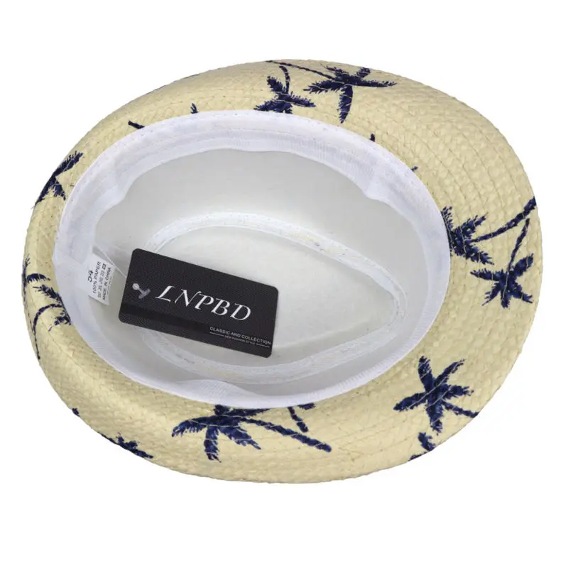 2017 Лидер продаж летняя Соломенная женская пляжная шляпа от солнца LNPBD Трилби