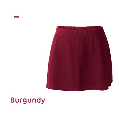 Burgundy Для взрослых для балета Короткие штаны юбка Фитнес Обучение танцам Короткие штаны с юбкой - Цвет: Burgundy