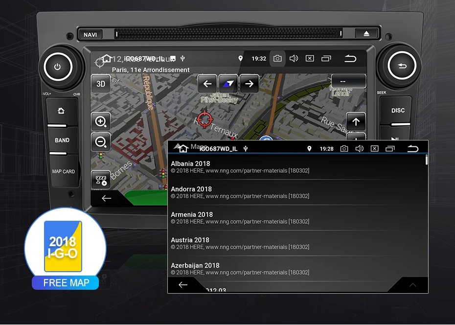 Isudar 2 din Авто Радио Android 9 для OPEL/ASTRA/Zafira/Corsa Восьмиядерный ОЗУ 4 Гб gps Автомобильный мультимедийный плеер DVD Wifi USB DVR DSP
