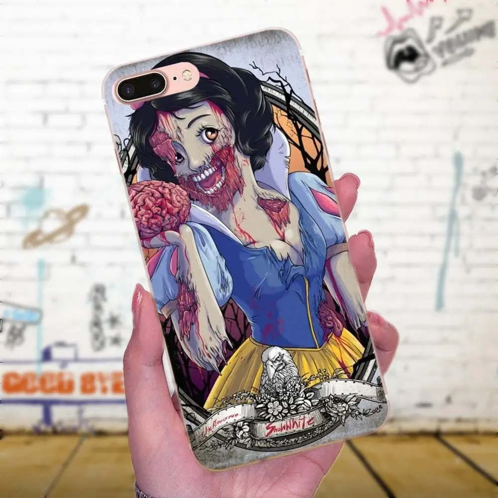 Мягкий резиновый чехол для телефона с рисунком принцесс зомби Galaxy J1 J2 J3 J330 J4 J5 J6 J7