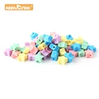 10 шт., силиконовые бусины-прорезыватели для зубов