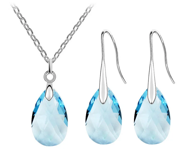 Ожерелье и серьги из австрийского хрусталя с орнаментом|necklace earrings jewelry set|brand