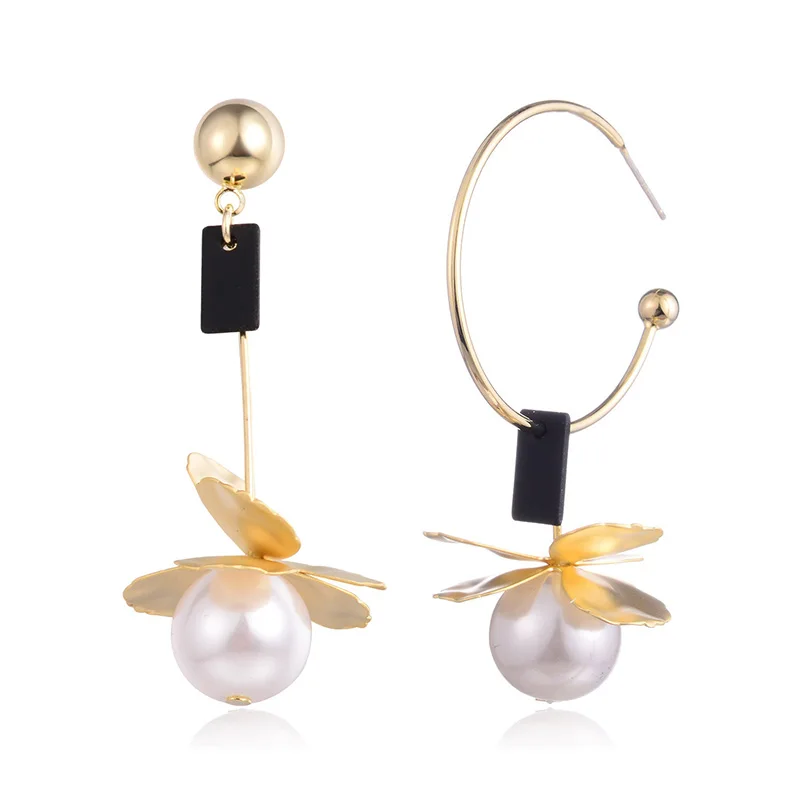 2019 New Vintage Round Drop Earrings Imitation Pearls Pendant Dangle For Women Party Wedding Jewelry pendientes mujer | Украшения и