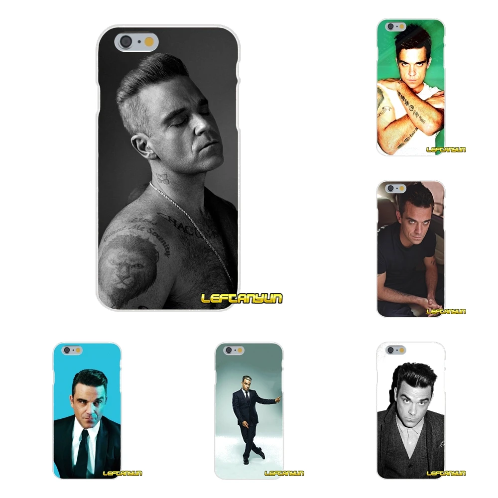 Uk Singer Robbie Williams аксессуары чехлы для телефонов Чехлы iPhone X 4 4S 5 5S 5C SE 6 6S 7 8