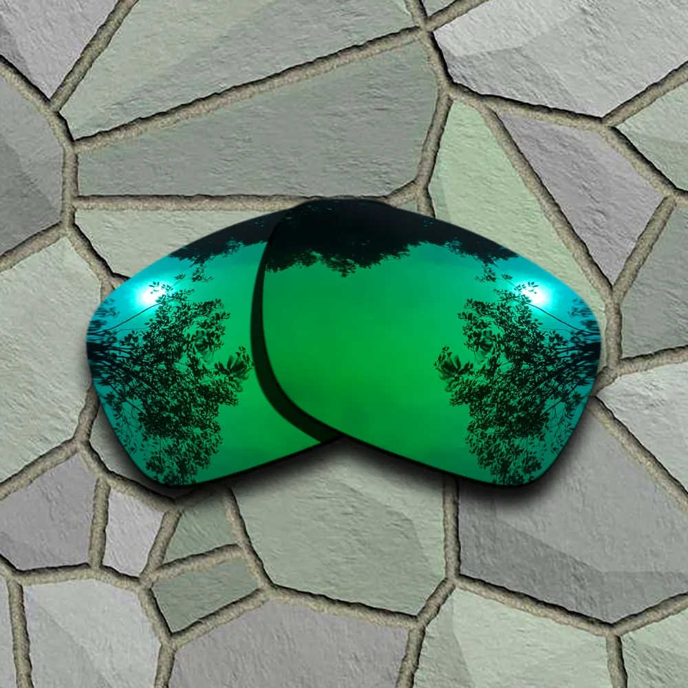 Grey Black&Jade Green Sunglasses Polarized Replacement Lenses for Oakley Holbrook-(TAC)