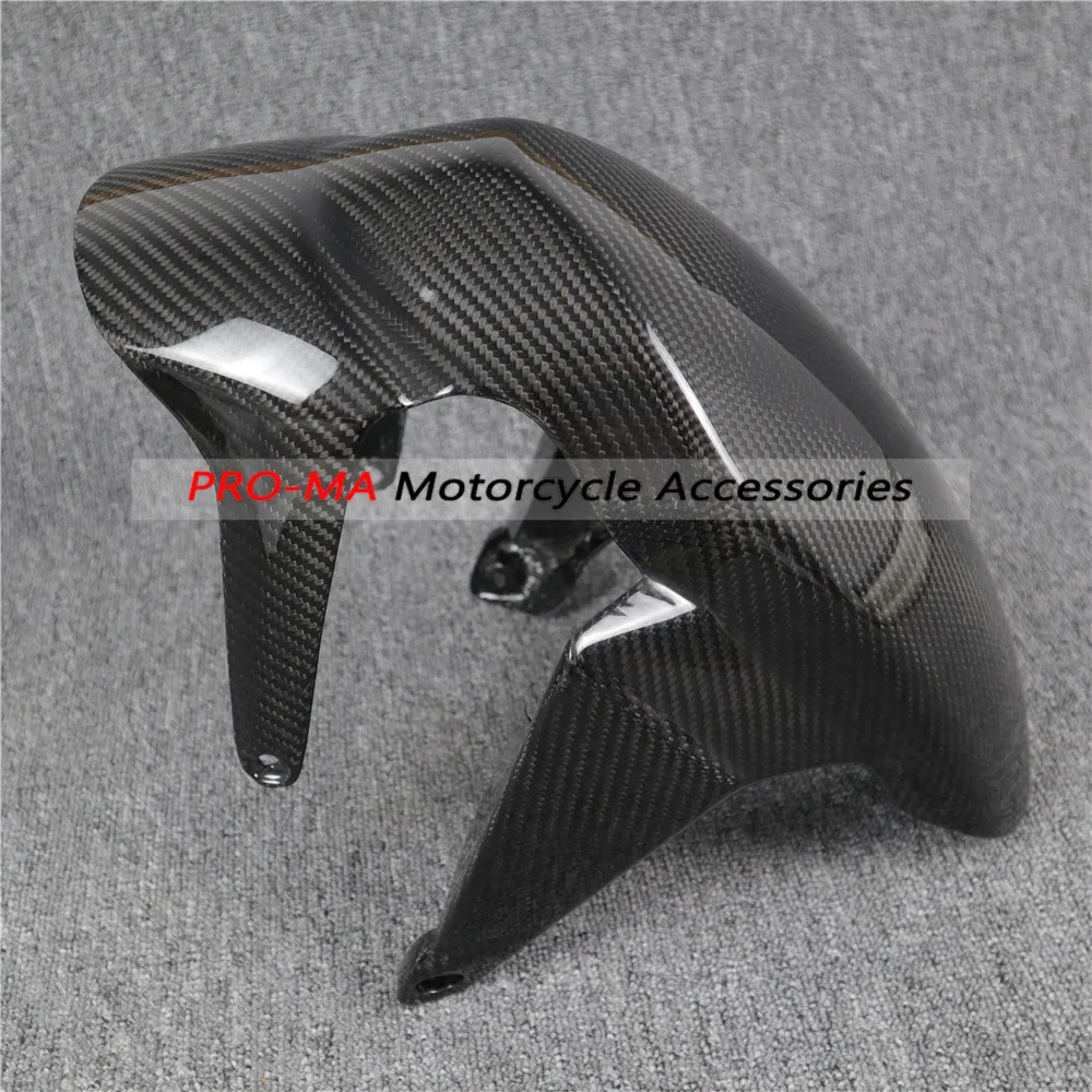 Переднее крыло мотоцикла из углеродного волокна для Aprilia shiver 2007-2010 Twill