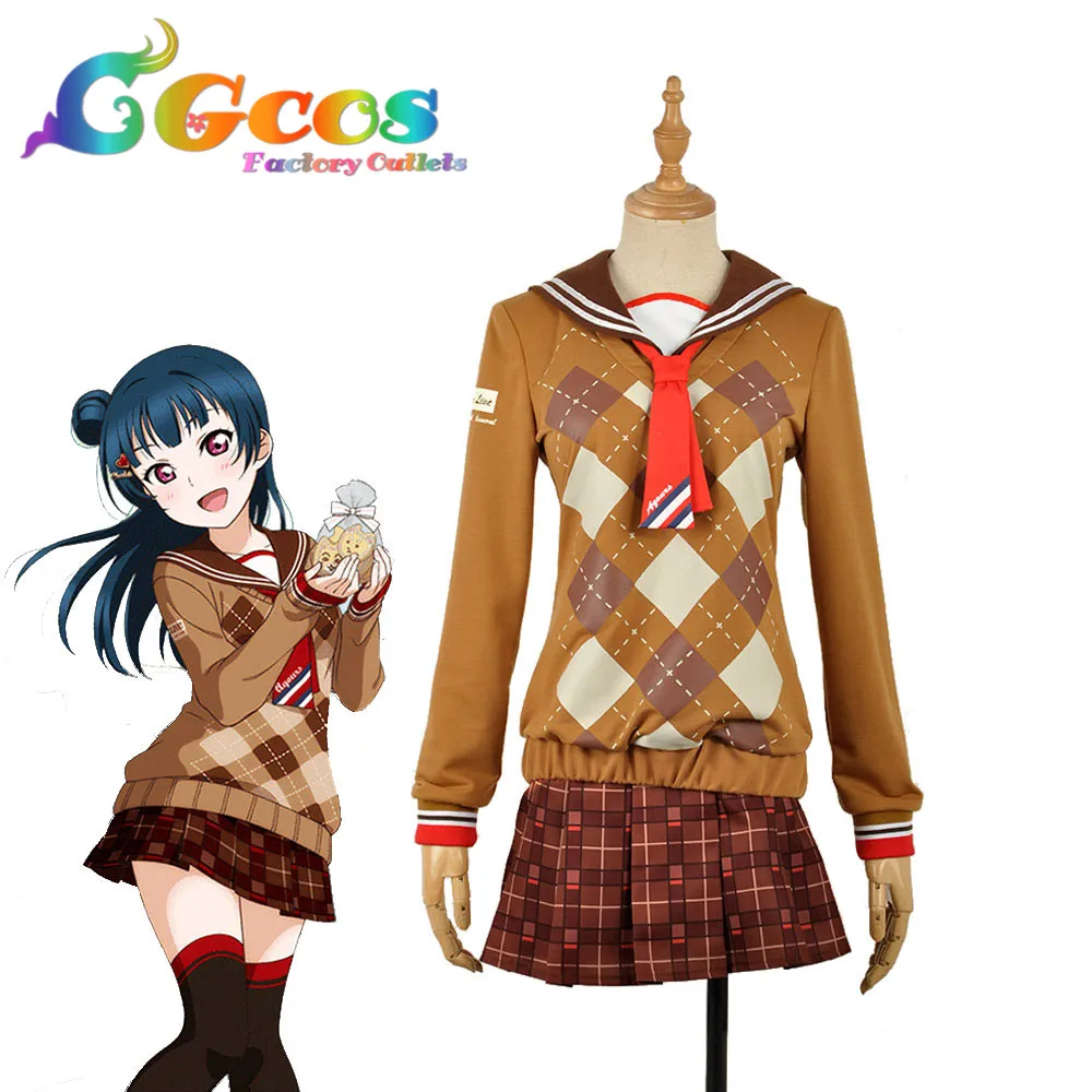 Маскарадный костюм Love Live Солнечный свет шоколадное платье на День святого