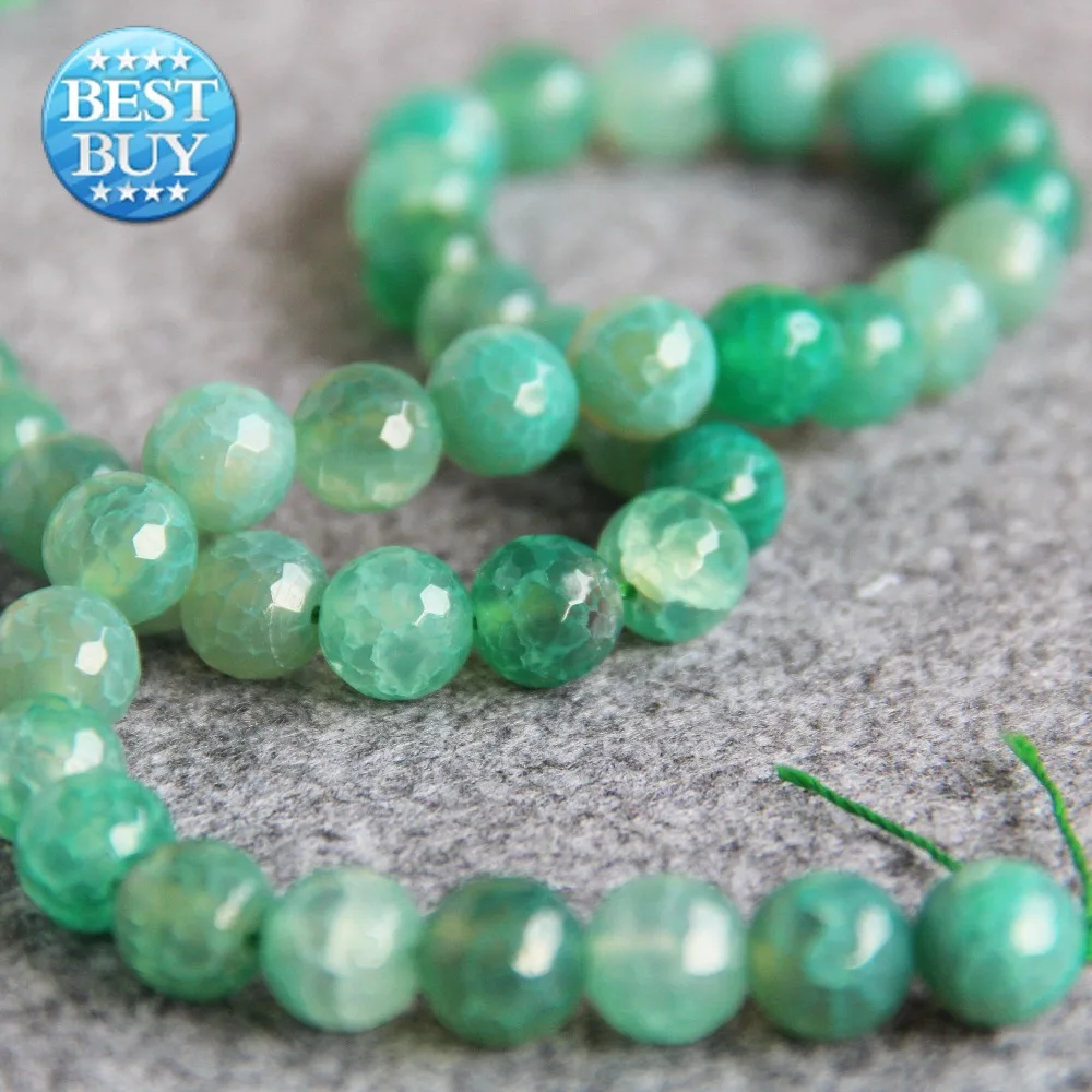 

Accessory For Necklace Bracelet 10mm Multicolor Green Onyx Round DIY Loose Semi Finished Stones 15inch New Jewelry Making Female