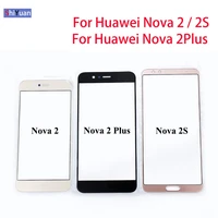 for huawei nova 2 nova 2 plus nova 2s touch screen panel sensor front outer glass black white gold blue no digitizer