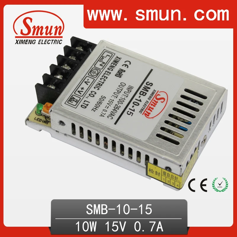 SMUN S 10 15 светодиодный драйвер Вт в 0 7 а постоянного тока с одним выходом вход