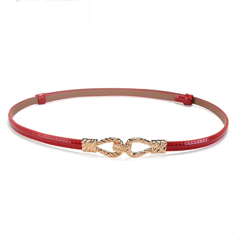 Ремень тонкий из натуральной кожи Женский ремень воловьей 6 цветов|genuine leather belt