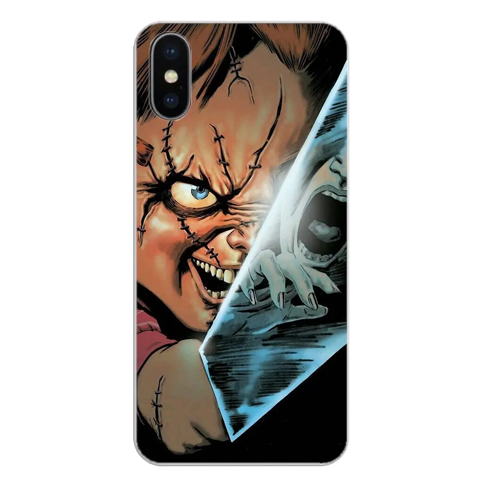 Soft Skin Case For iPhone XS Max XR X 4 4S 5 5S 5C SE 6 6S 7 8 Plus Samsung Galaxy J1 J3 J5 J7 A3 A5 Charles Lee Ray Chucky Doll |